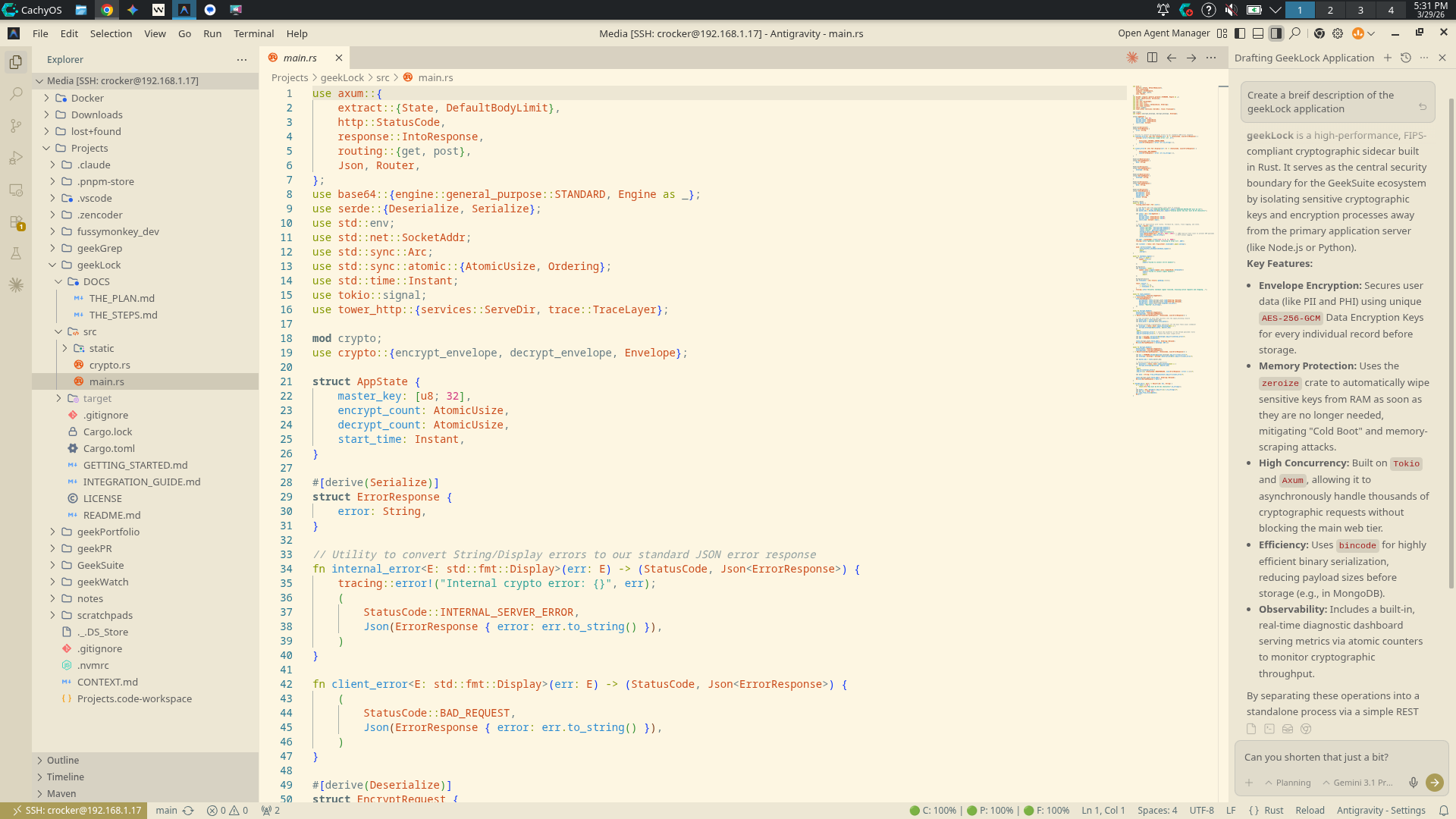 Rust Cryptography Implementation